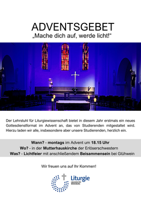 Flyer Adventsgebet